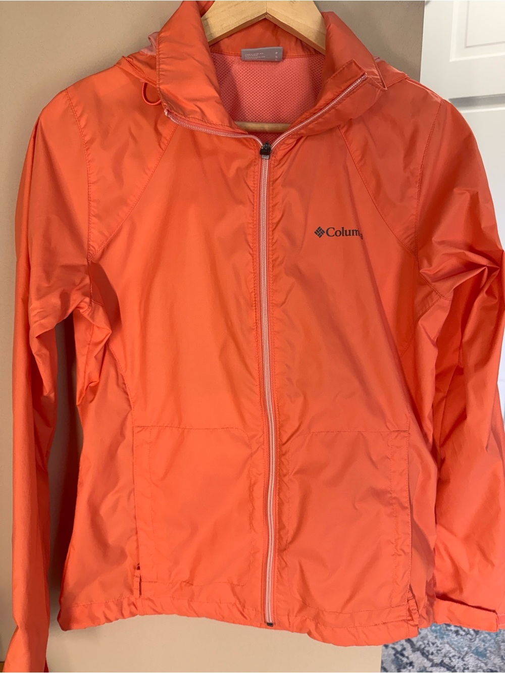Columbia hooded zip up jacket